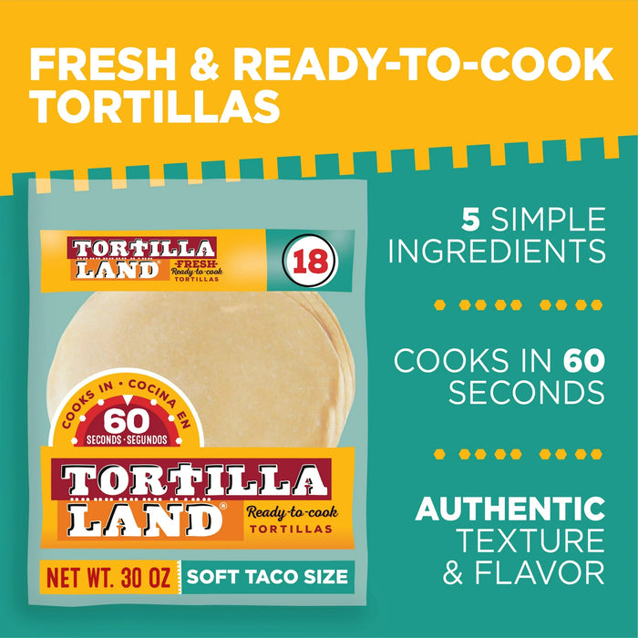 Flour Tortillas 30 oz 18 Coun