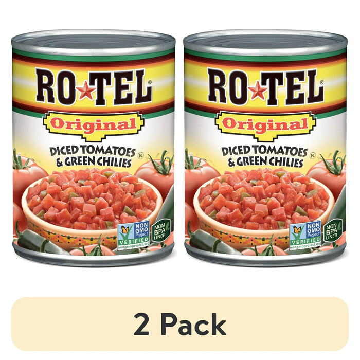 ROTEL Original Diced Tomatoes and Green Chilies, 10 oz