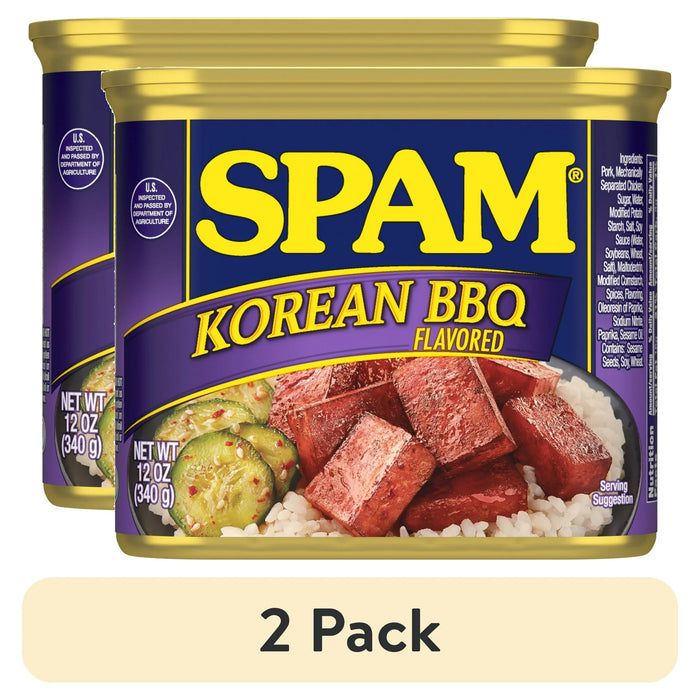 SPAM Korean BBQ Flavored, Shelf Stable, 12 oz Aluminum Can