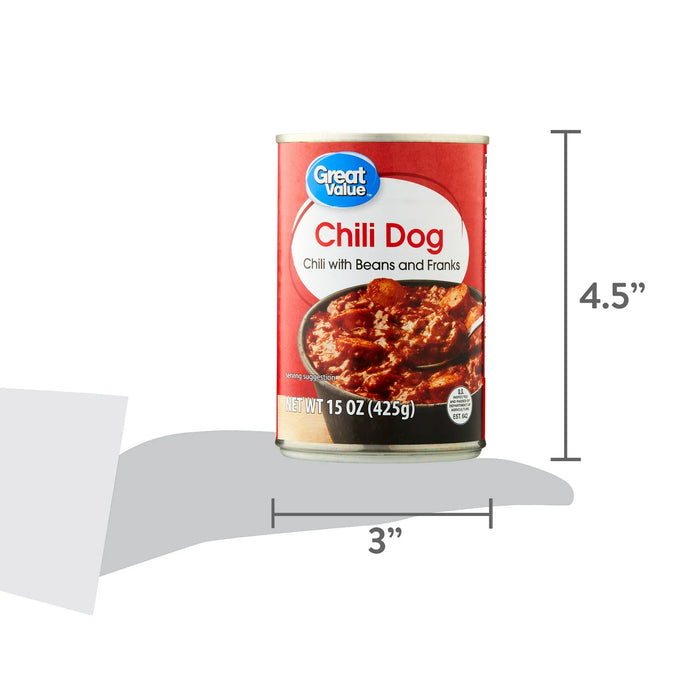 Great Value Chili with Beans and Franks