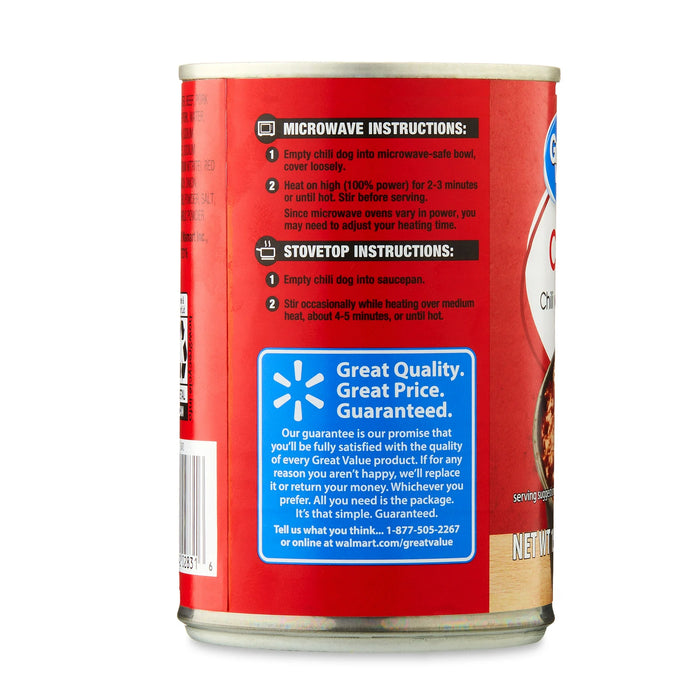 Great Value Chili with Beans and Franks