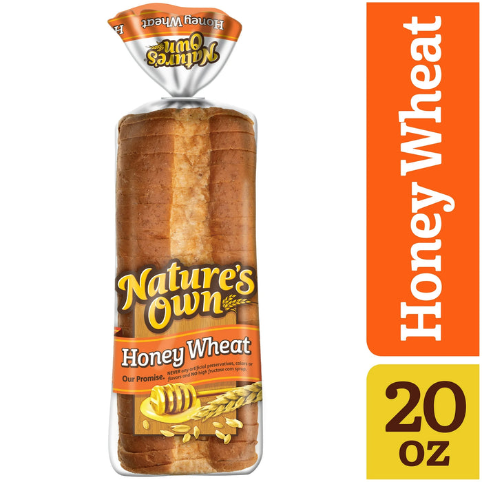 Honey Wheat Sandwich Bread Loaf 20 oz
