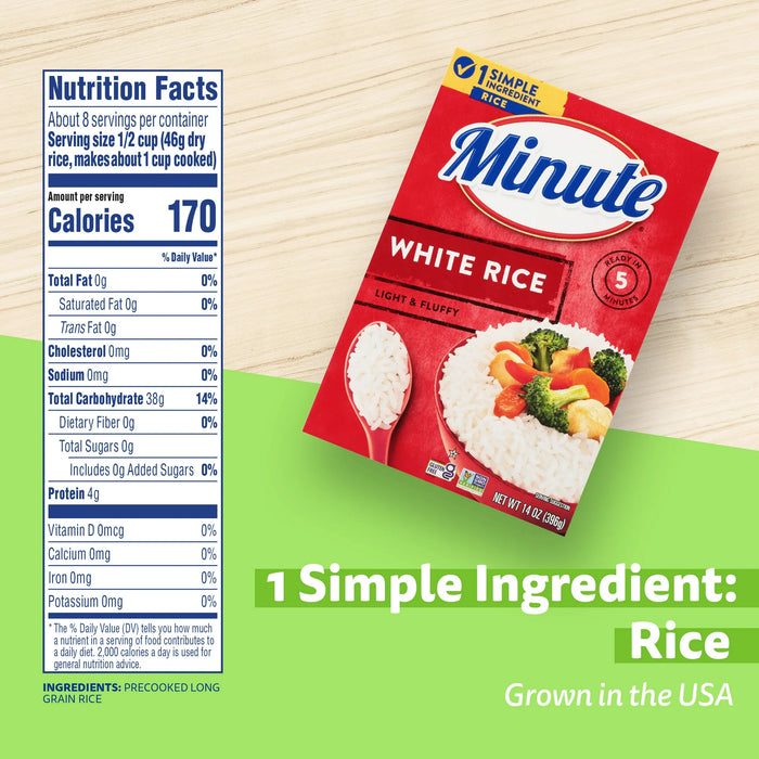 Gluten Free White Rice 14 oz