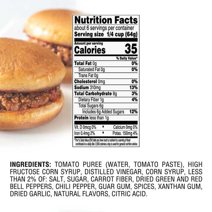 Manwich Original Sloppy Joe Sauce, Canned Sauce