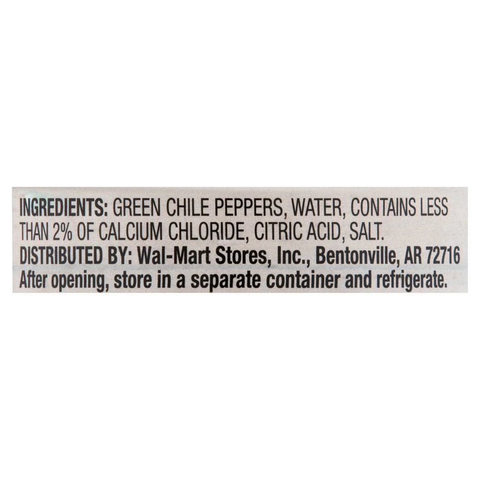 Great Value Canned Medium Diced Green Chiles