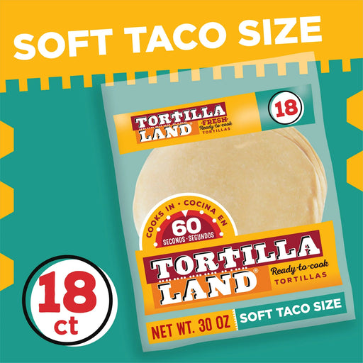 Flour Tortillas 30 oz 18 Coun