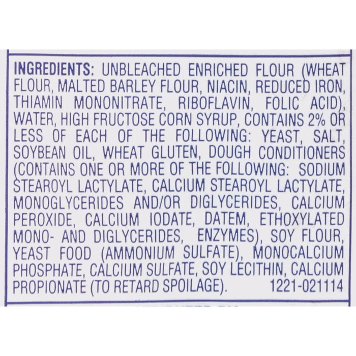 Sliced White Bread 24 oz