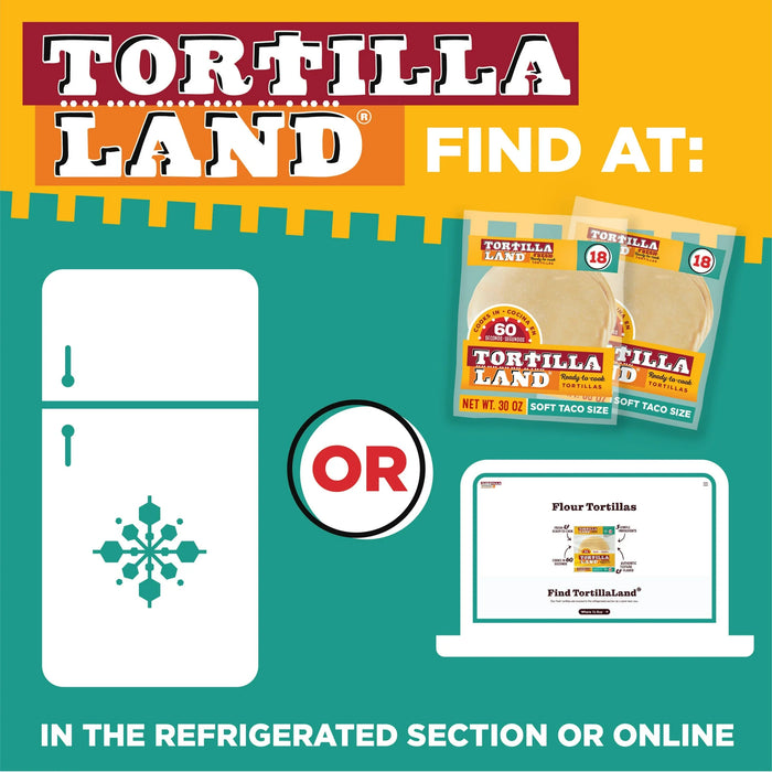 Flour Tortillas 30 oz 18 Coun