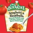 Chef Boyardee Spaghetti and Meatballs in Tomato Sauce