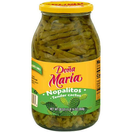 DONA MARIA Nopalitos, Tender Cactus, Shelf-Stable, Sliced