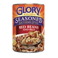 Glory Foods Seasoned Southern Style Red Beans and Rice, 15 oz., Can