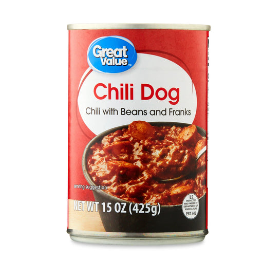 Great Value Chili with Beans and Franks