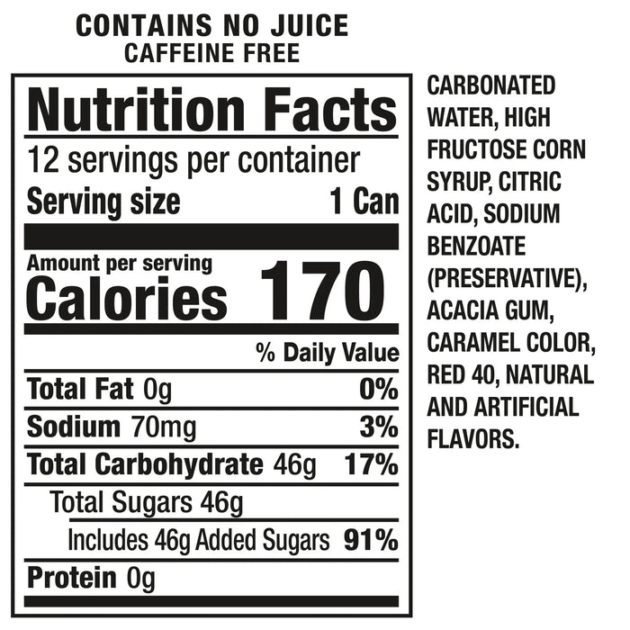 Strawberry Soda Pop, 12 fl oz