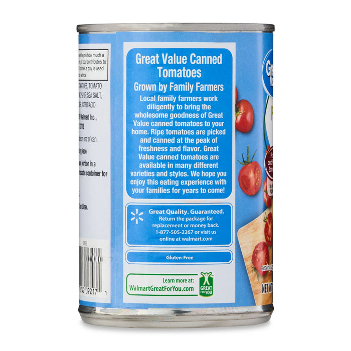 Great Value Petite Diced Tomatoes in Tomato Juice