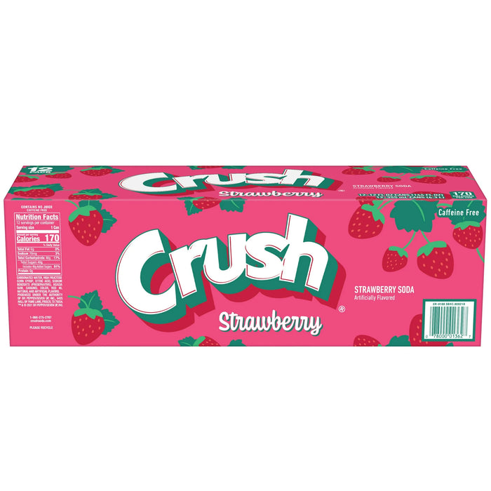 Strawberry Soda Pop, 12 fl oz