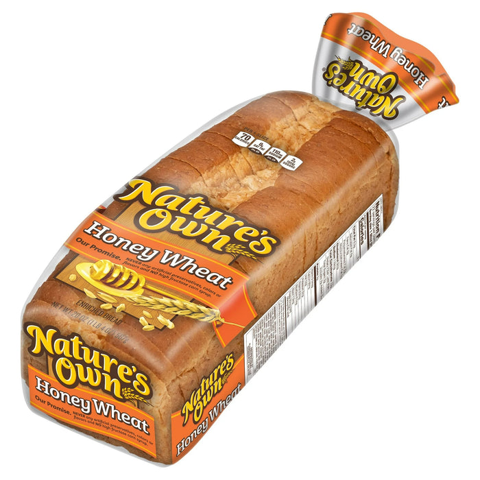 Honey Wheat Sandwich Bread Loaf 20 oz